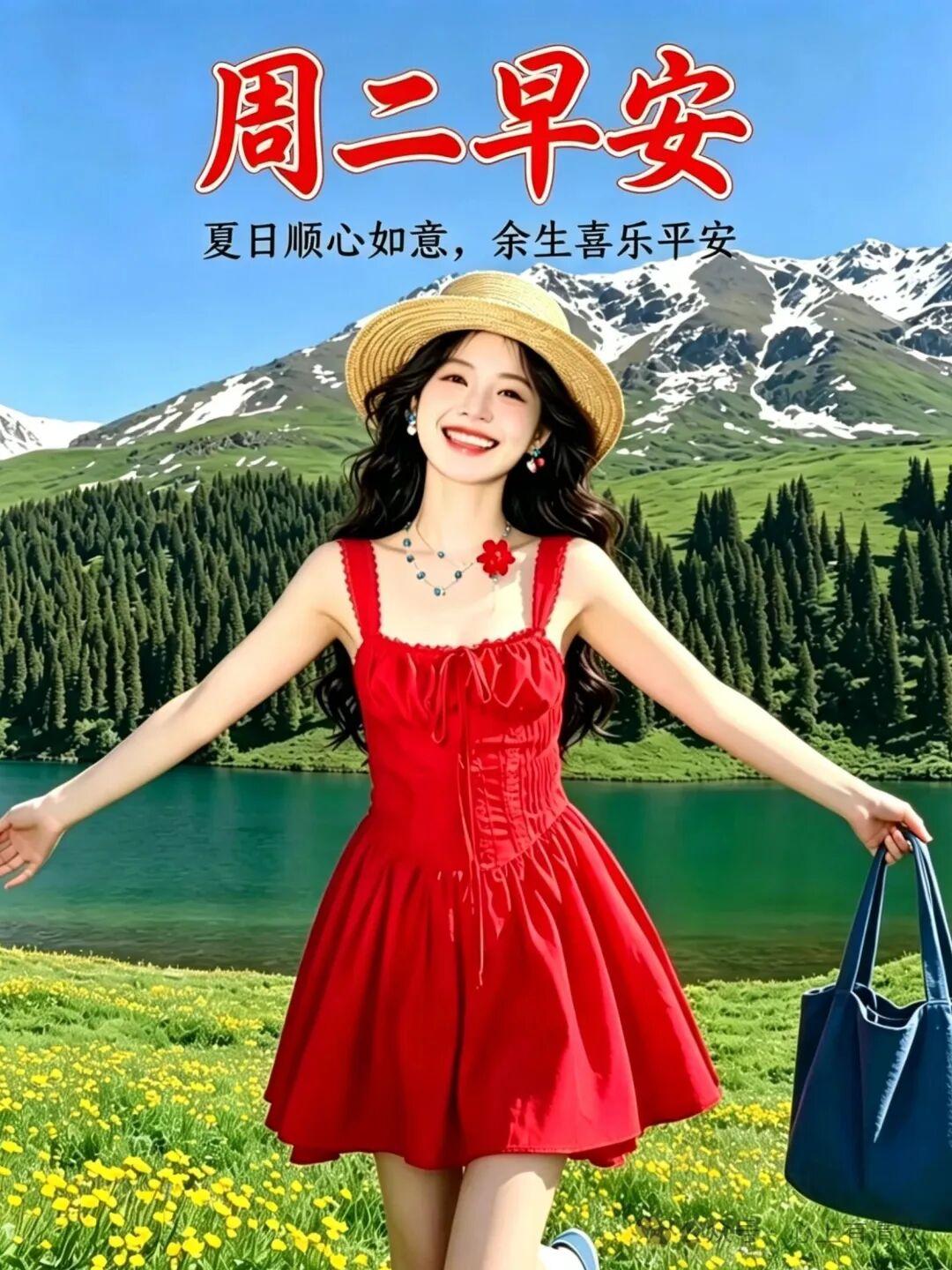 🙏朝来暮去，岁月匆匆；🎉四季轮回，弹指匆匆。🌹且惜眼前光景，🌻愿健康平安