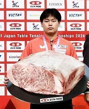 松岛辉空4:3战胜张本智和，4:0打赢大登拿到冠军！奖励肥牛一块[捂脸哭]日本