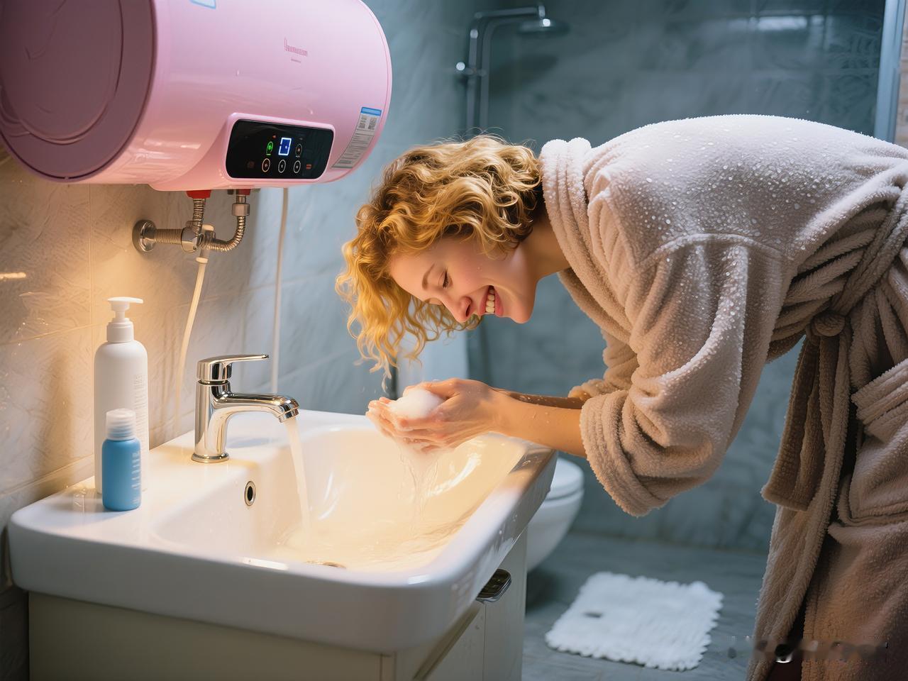 租住在外不容易，冬天洗澡可不是小事情。没暖气不说，公共浴室又离得远，只能窝在家里