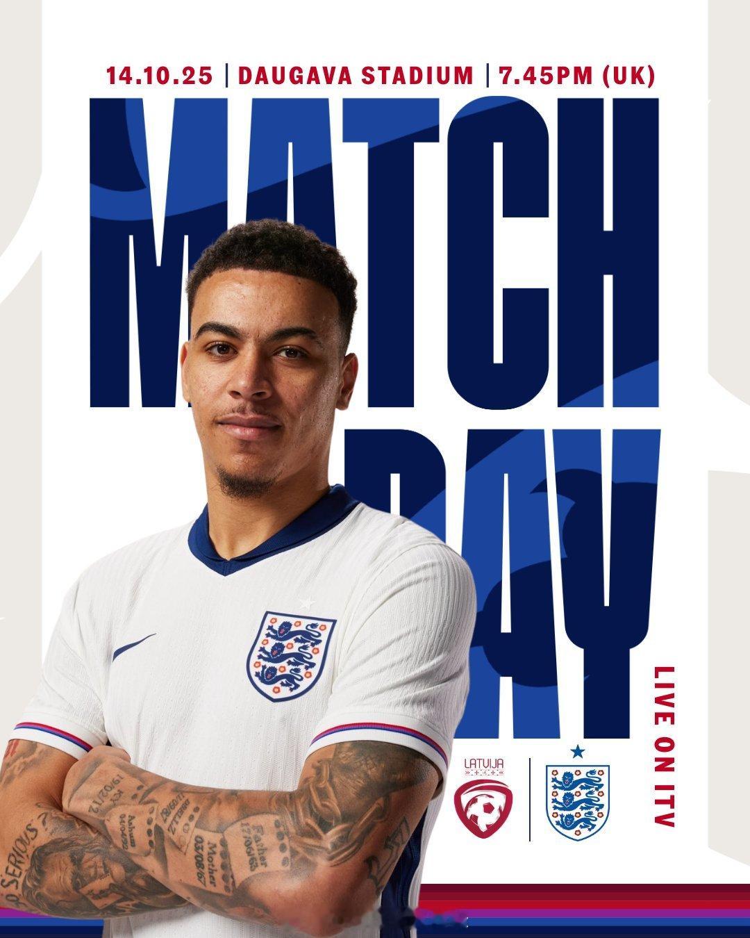 【英格兰有望提前晋级2026世界杯】10月15日（周三）凌晨2点45分，世预赛欧