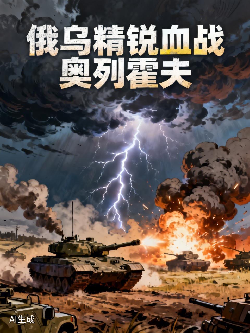 俄乌精锐血战奥列霍夫俄乌战场再掀白热化激战，奥列霍夫地区成为双方精锐部队的