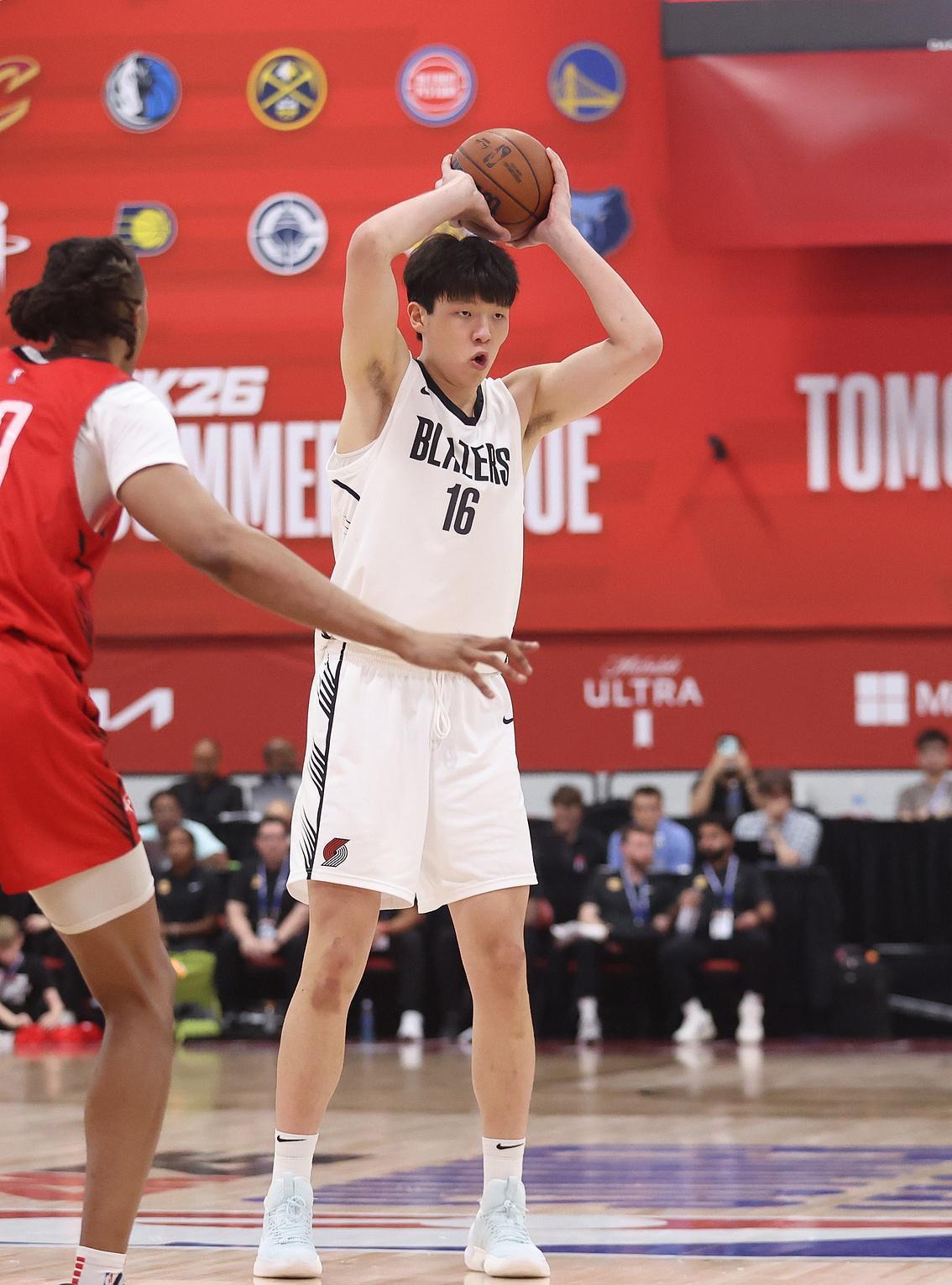 你还别说，杨瀚森这个还真的可以！开拓者队记BrandonMullen发文谈到
