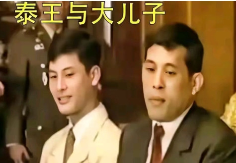 泰王大儿子长得还挺周正的，二妃子基因扳回一局。二王子就长成鲁智深模样，话说，提帮