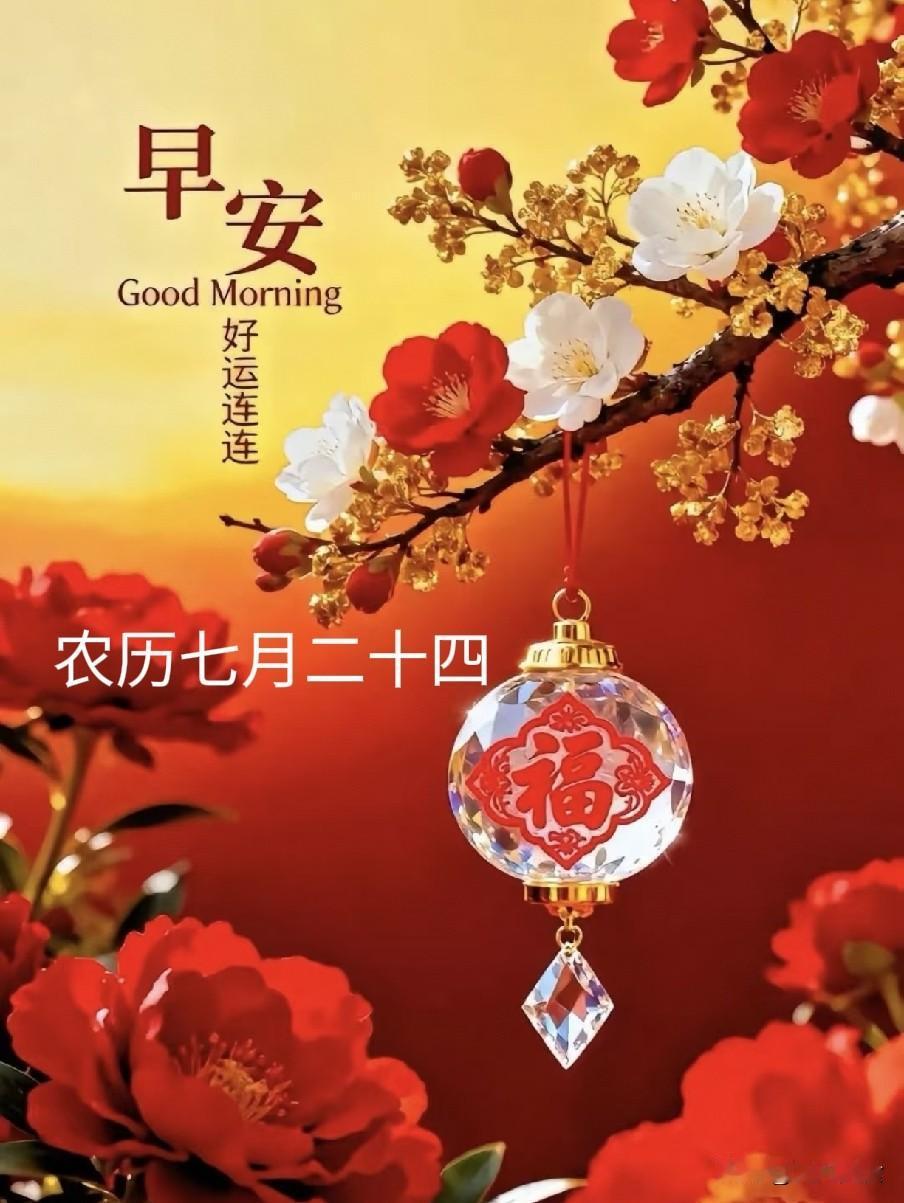 今日七月二十四“开日”，牢记1不早，2要拼，3不吃，4要开农历七月二十四，在传