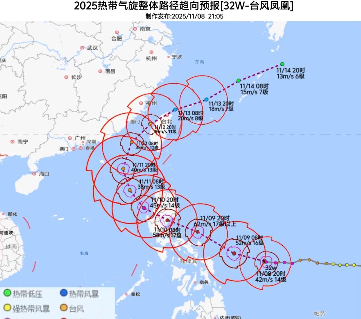 台风凤凰正在构筑风眼，下周登陆影响我国目前位于菲律宾以东洋面台风凤凰，正在爆发