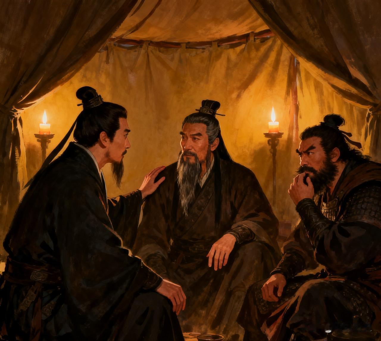 刘备收赵云后，私下问关羽：“若阵上死战，你与子龙谁更骁勇？”关羽捋须，坦然道：“