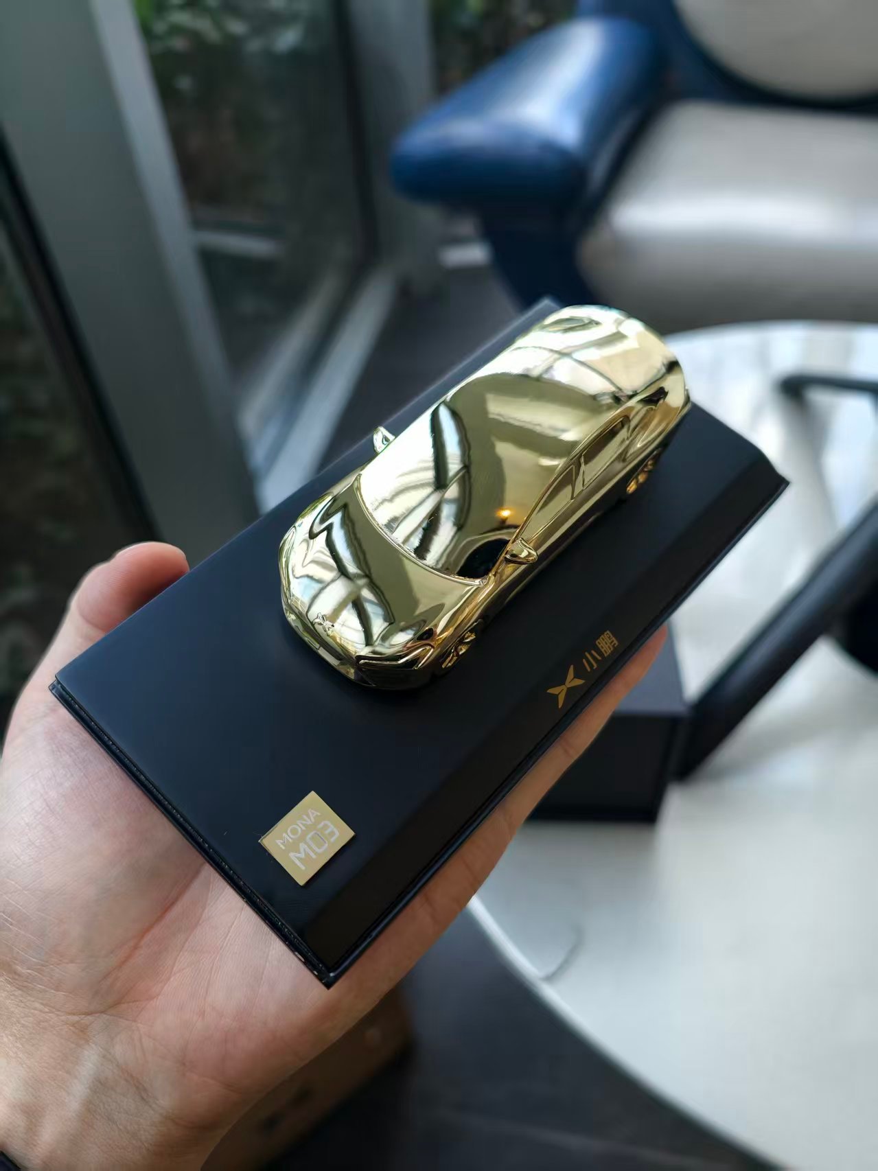 刚刚看小鹏港股涨了11%，小鹏越来越牛逼了！然后大家看我收到了小鹏给我寄的啥，我