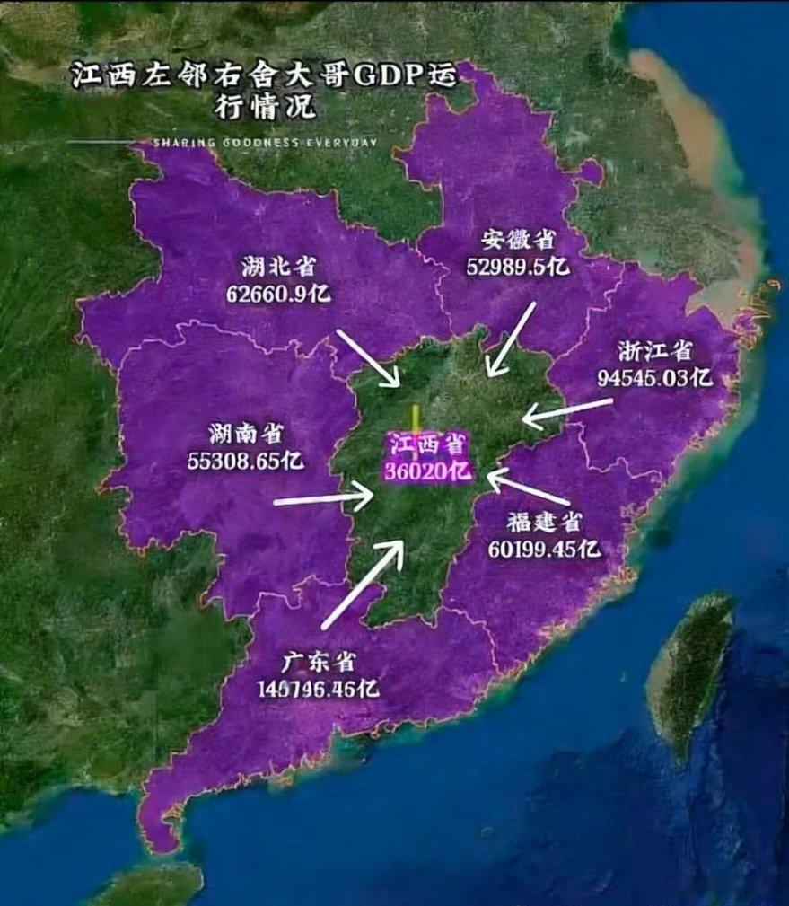 江西这地方比较特殊，除了高彩礼和环江西经济带闻名外：一是自然增长率为负：2025