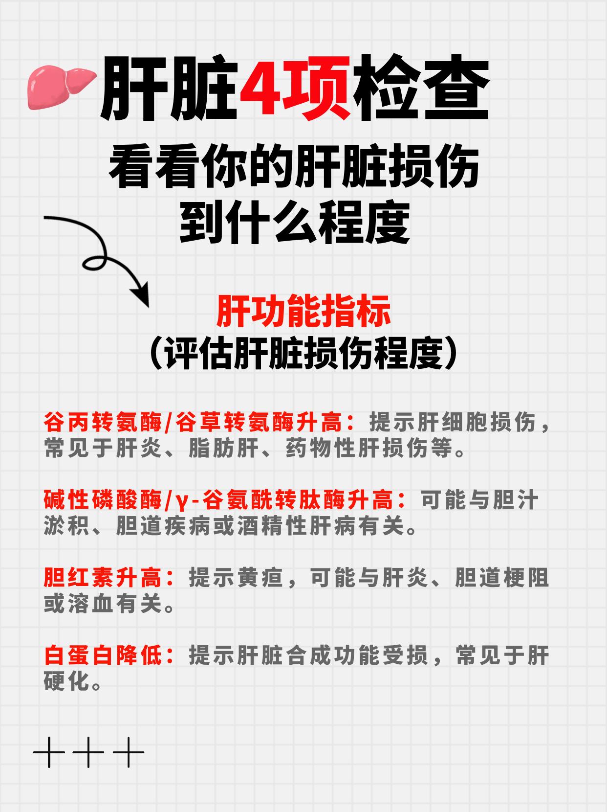 肝脏的这4项检查，从医40＋专业医生解读，看看你的肝脏损伤到什么程度！1、肝功