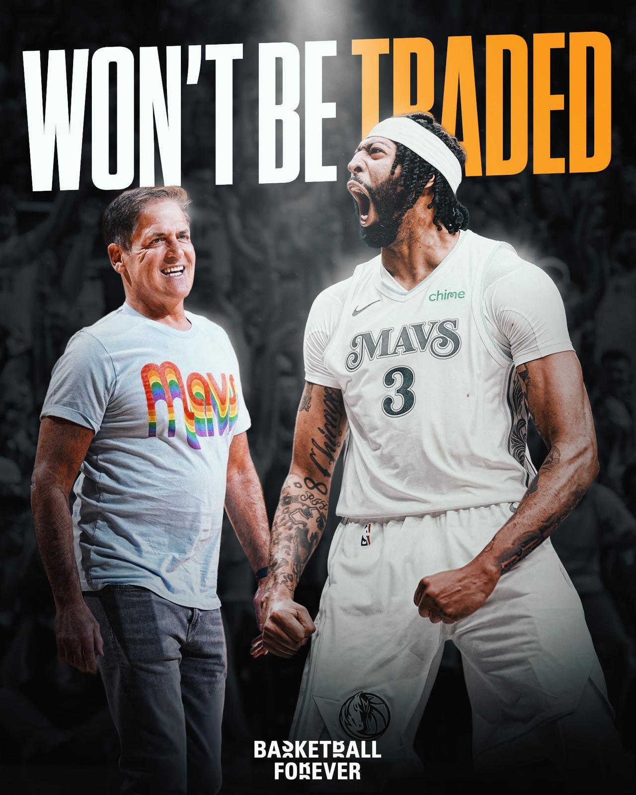 库班放话了：我们不会交易浓眉哥！争取胜利！在独行侠要交易浓眉哥的消息传出之后