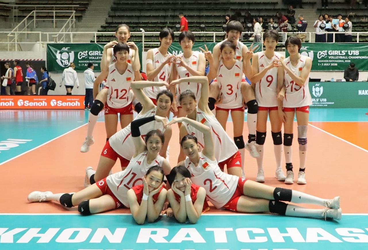 今天下午（7月6日）5点，U18女排亚锦赛半决赛，中国女排决战日本。中国U1