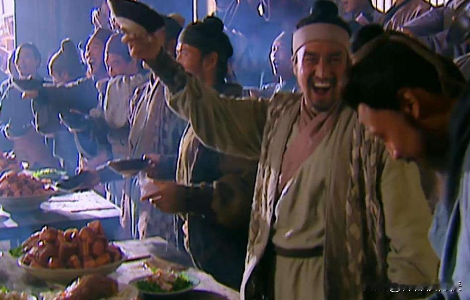 水浒重阳节大会，如果林冲一声吼，在聚义厅噶了宋江，会有人拦住吗？应该不会。三