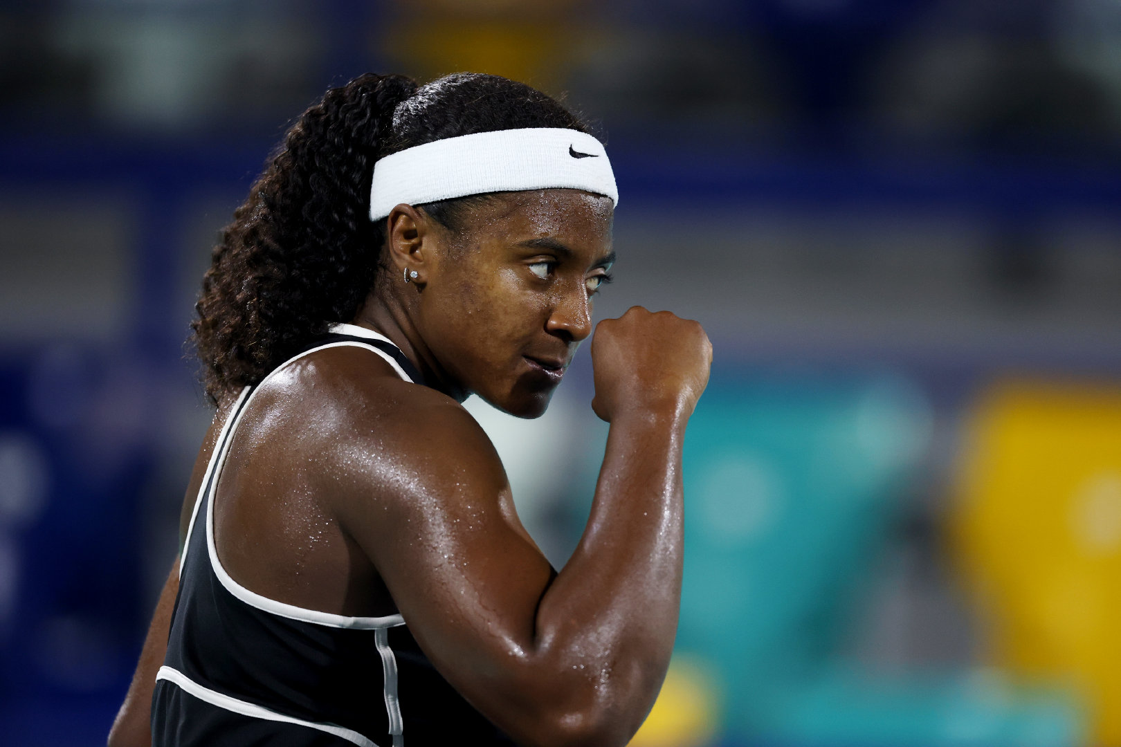 新的突破🆕WTA500阿布扎比站1/4决赛，持外卡出战的巴普蒂斯特以6-24