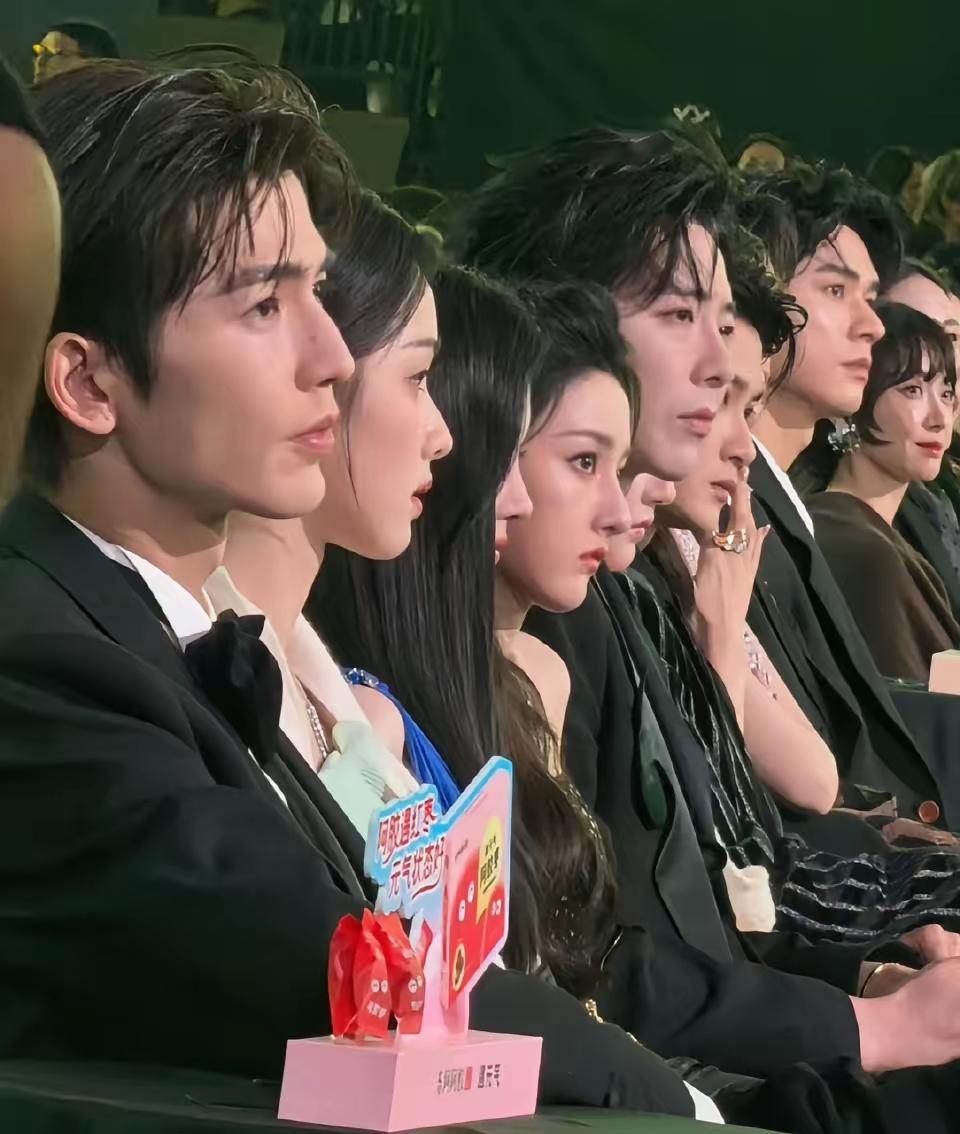 哇哦！明星到底是明星，这侧颜简直太赏心悦目了。腾讯星光大赏上，90后小花和