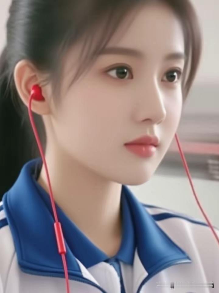 她好美啊，清水出芙蓉，天然去雕饰，比很多女明星颜值都要高。从小就是美人胚子，