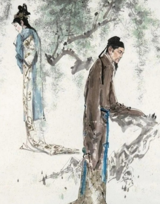 1147年，陆游因母命难违休弃唐婉，另娶生子。唐婉改嫁赵士程，十年后游园偶遇陆