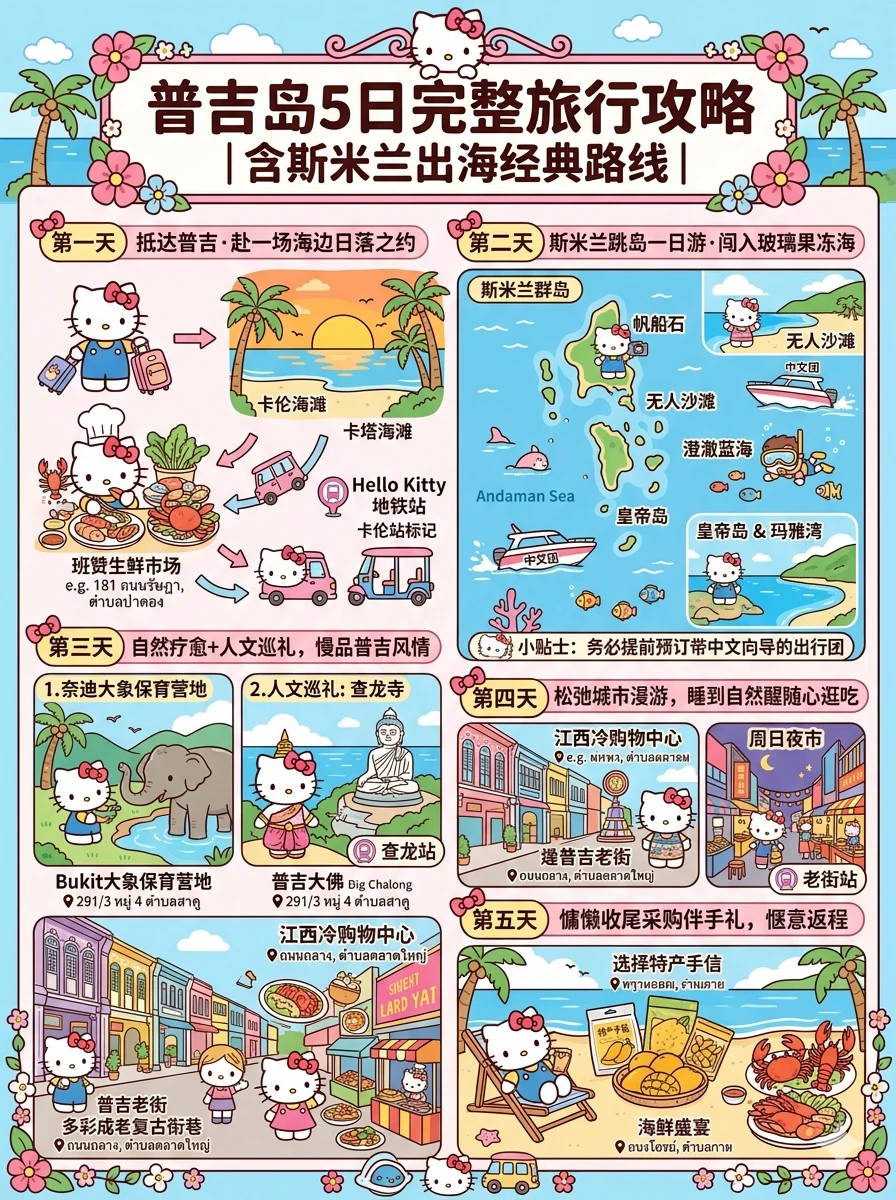 普吉岛五天四晚旅游攻略！！