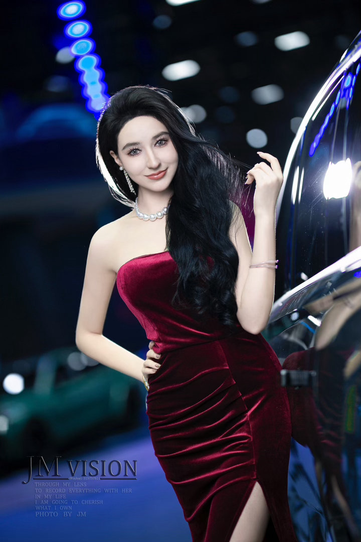 摄影分享📸20241122广州国际车展（2）📷🚘💃青春靓丽车模深圳约拍