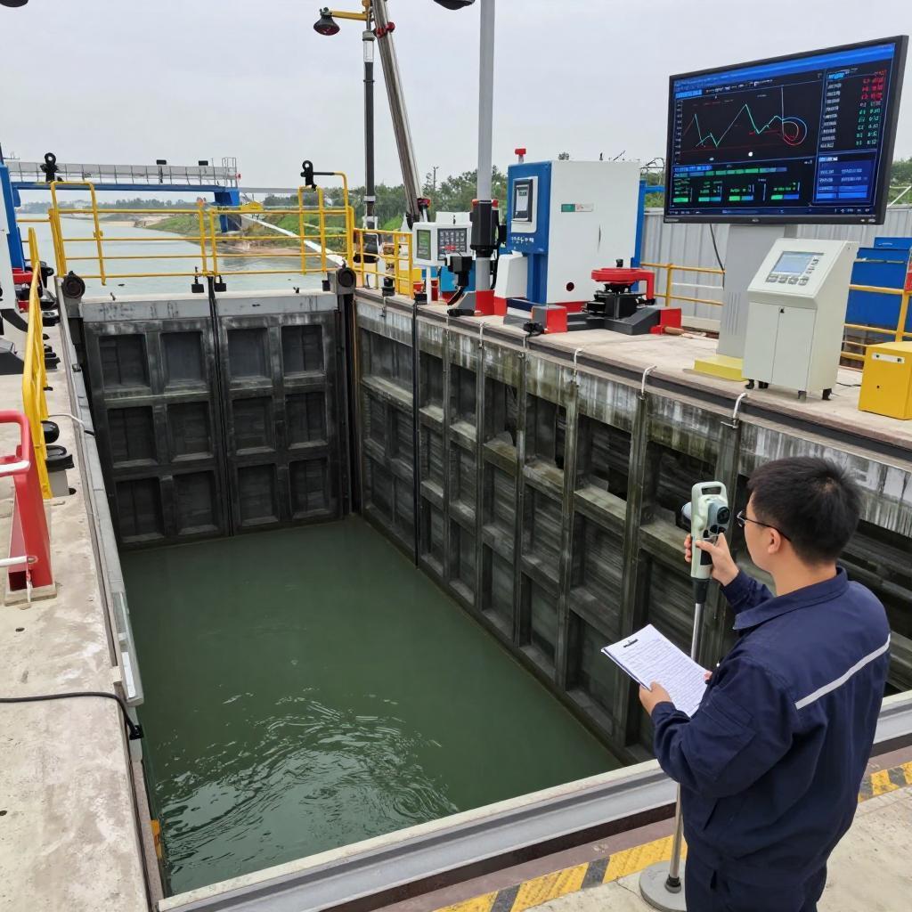 ‌平陆运河船闸设备已进入无水单机单闸调试阶段，计划于4月上旬完成，为后续有水调试