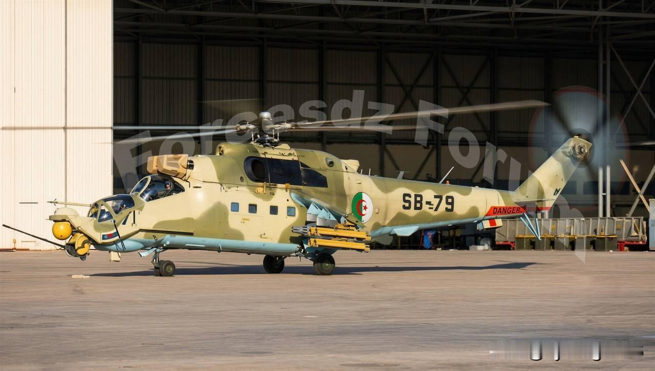 🇩🇿阿尔及利亚武装部队的现代化米-24“超级雌鹿”Mk.III型攻击直升机