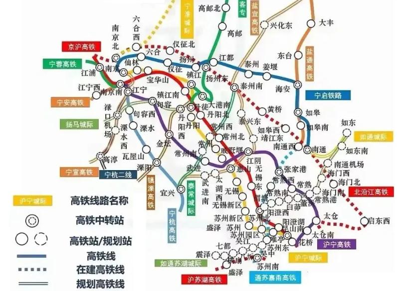 江苏"十五五"铁路规划建议已正式发布，提出建设"轨道上的江苏"，完善沿江沿海高铁