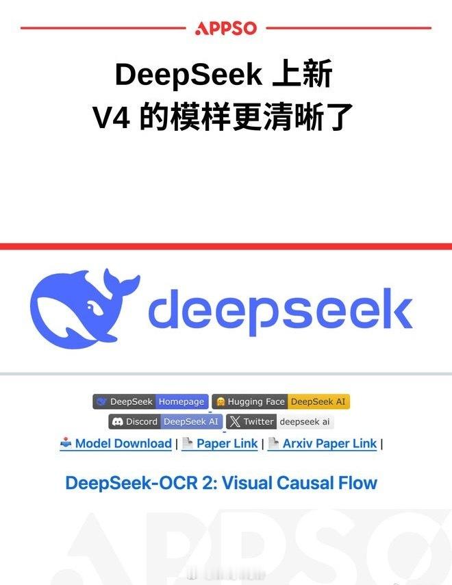 这次DeepSeek的OCR模型更新，AI看文档更准了，尤其是处理复杂的PDF或