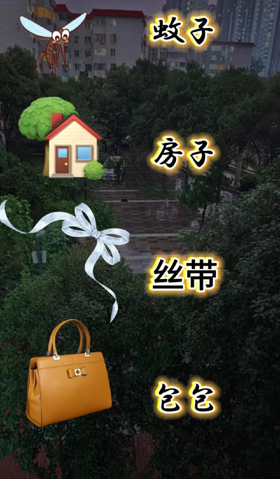 你最喜欢哪个与秋有关的成语呢?别滑走！这组图对应啥成语？蚊子、房子、丝带、包包…