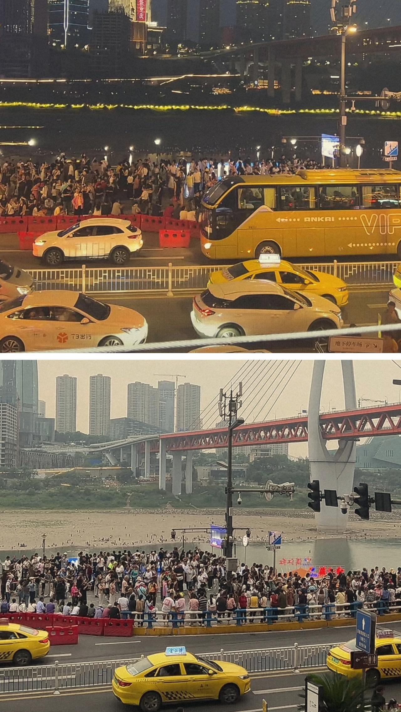 重庆旅游的火爆，真的太让人羡慕了。在别的城市旅游会发现假期与平时工作日的游客数量