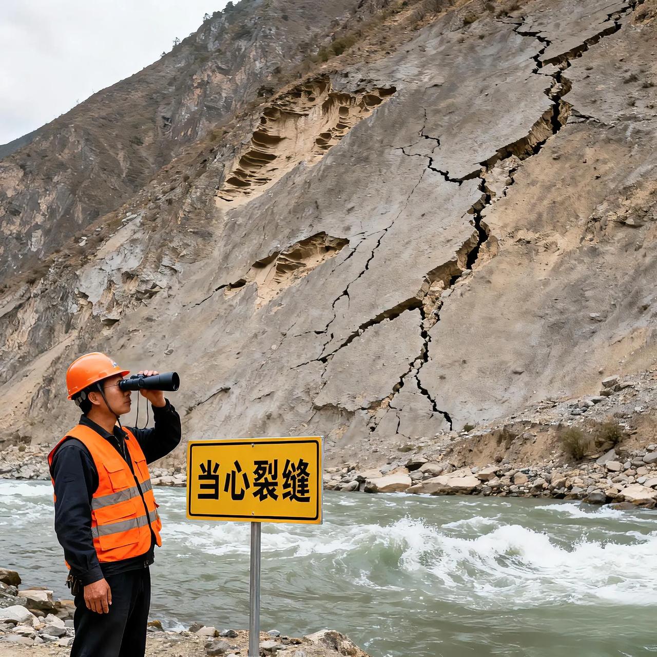 刚合龙10个月就垮塌？四川红旗桥的预警比桥更硬气11月11日四川阿坝红旗桥