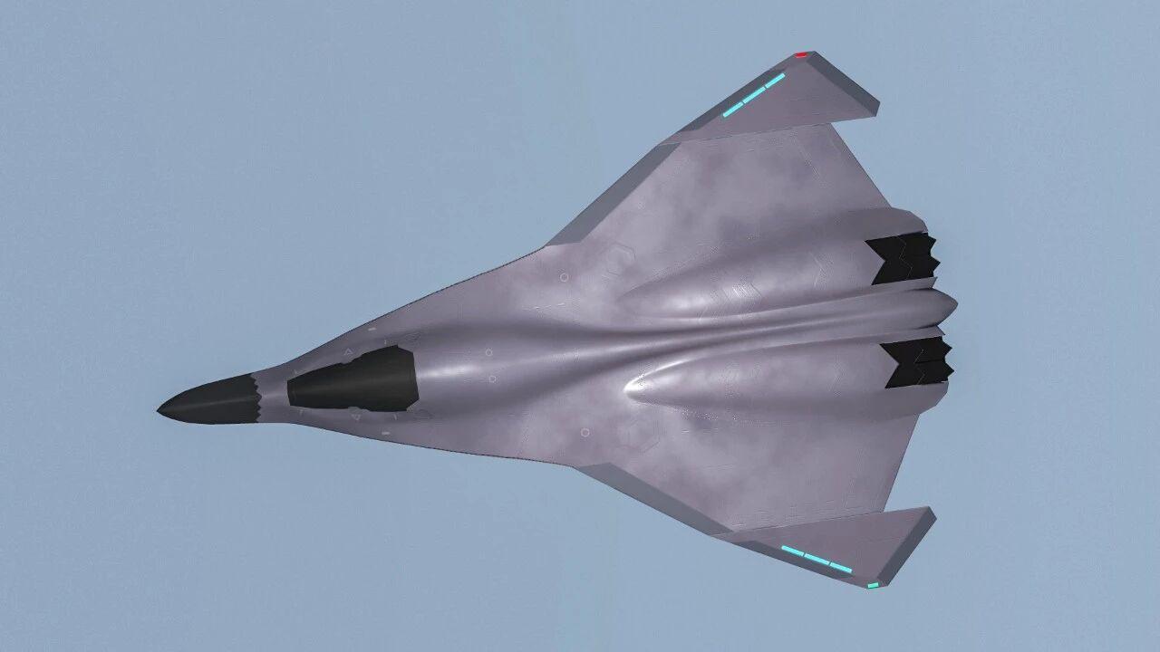 第七代战斗机超前公开，大家觉着怎么样？[呲牙笑]