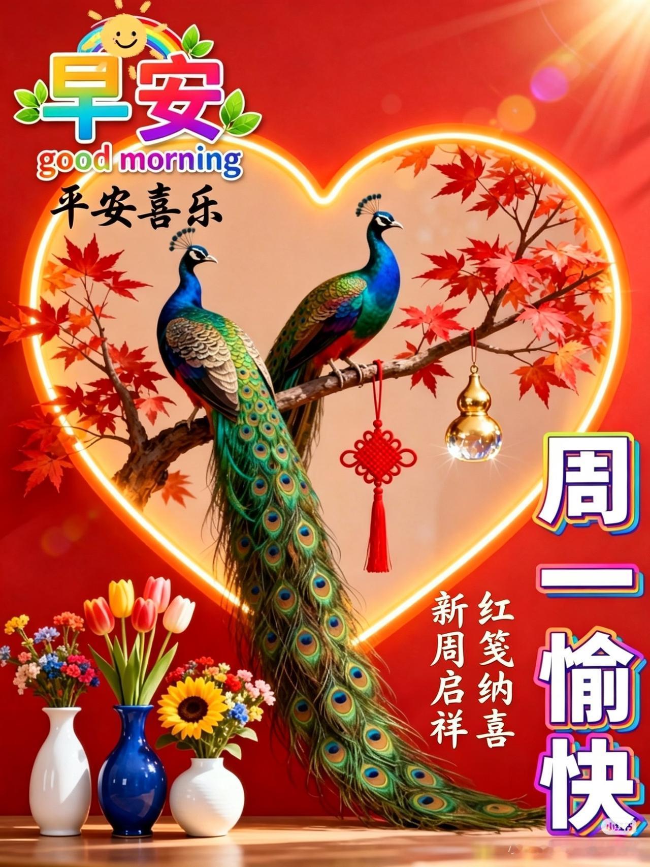 🌸🌸早安吉祥🌸🌸美好的一天，从清晨开始。每天的问候，如同