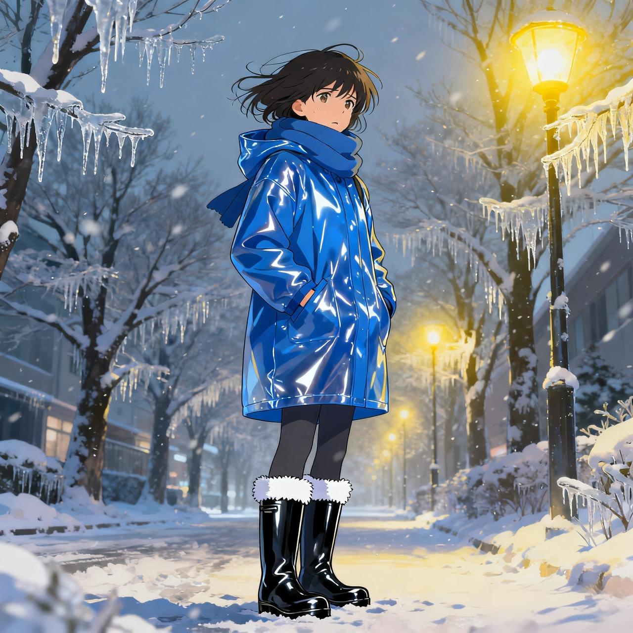 我竟穿一身塑料过冬，冬天裹了三四层还冻得打哆嗦，看衣服标签才发现，原来我穿