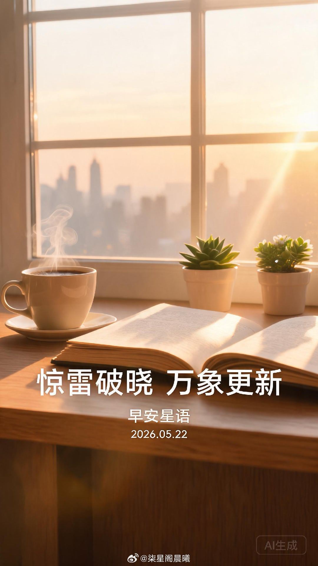 ☀️早安星语｜2026年05月22日周五🌤️🌟近日天象｜惊雷破晓，万象