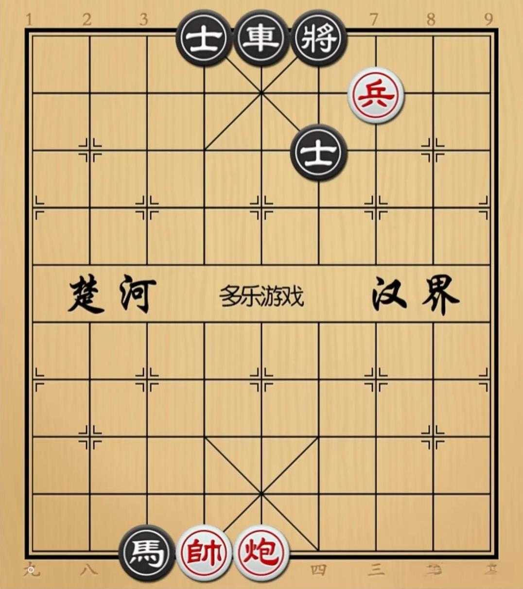 象棋：死子不急吃如若吃子不要命那必将坏菜如图红先手！黑方进攻子力車馬二位