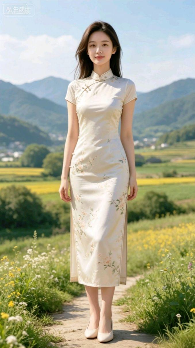旗袍美女小姐姐修身显瘦