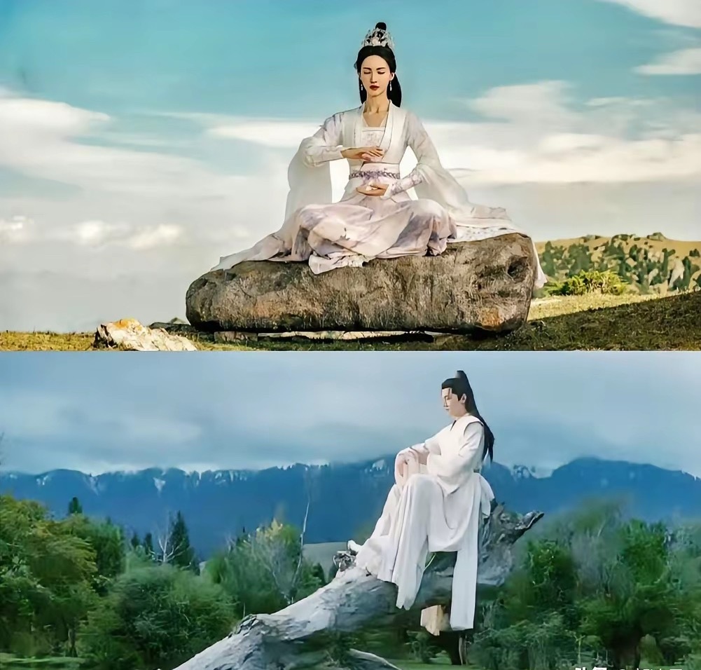 《凡人修仙传》，剧组为了做特效，到底有多省钱：​1、南宫婉每次都在草原打坐，好不