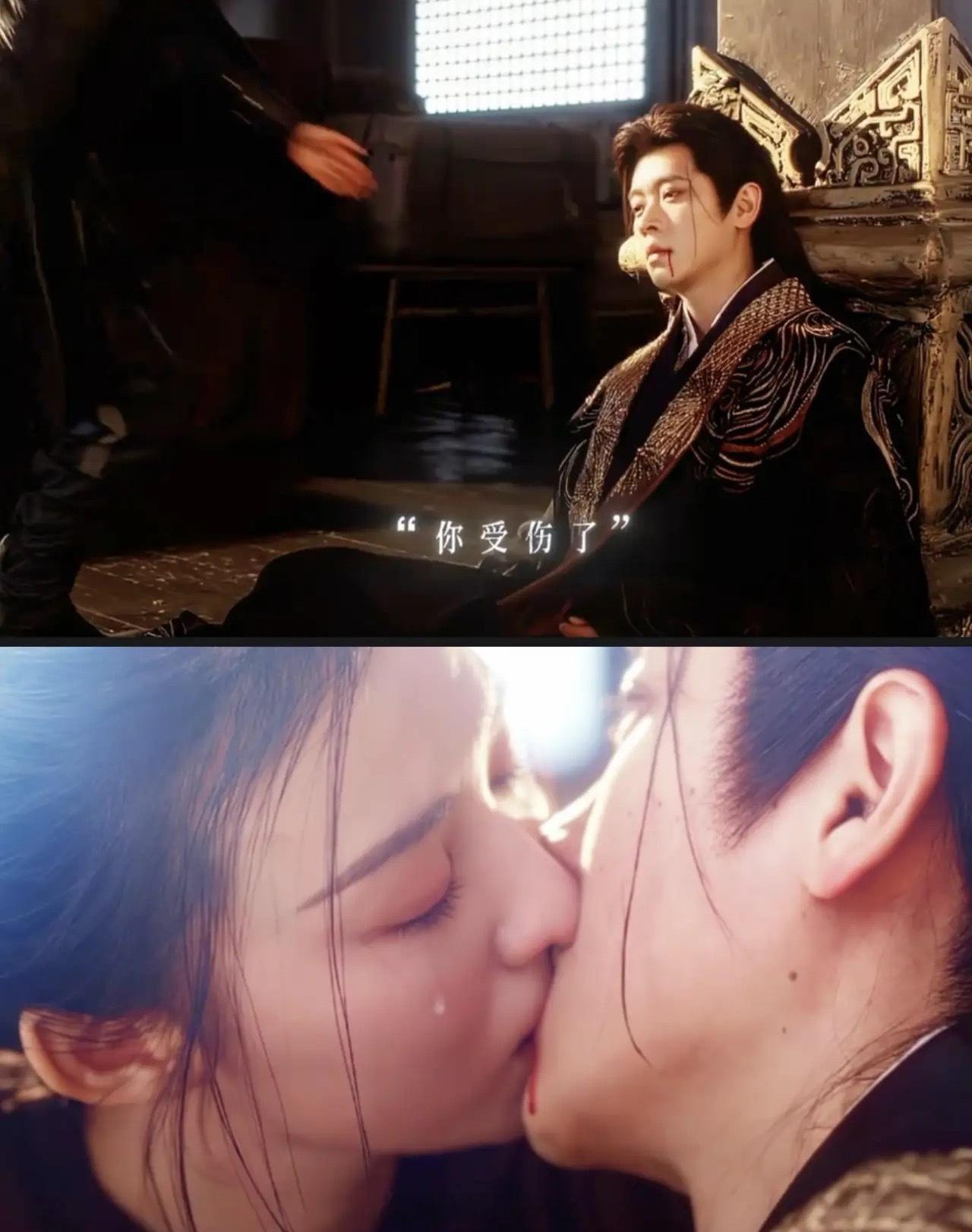 《成何体统》庾晚音夏侯澹亲亲😘了这次是真的！！还是庾晚音主动的，在夏侯澹受伤时