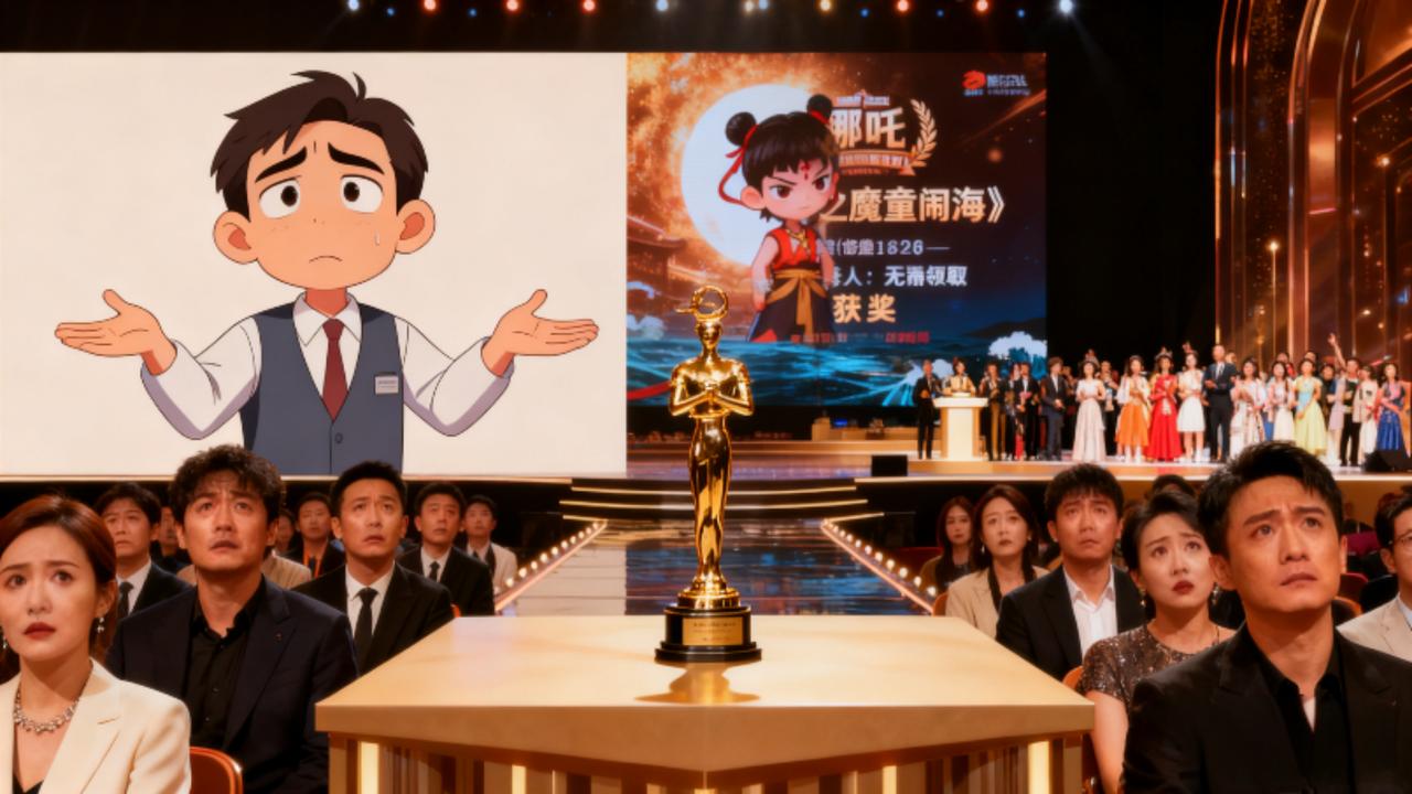 张艺谋坐镇金鸡奖，争议炸穿热搜！哪吒2零人领奖，"金谋奖"调侃戳破行业痛点