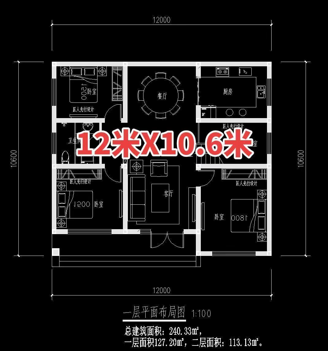 这个户型布局如何？户型设计自建房设计自建房农村设计建房别墅自建房平面布局