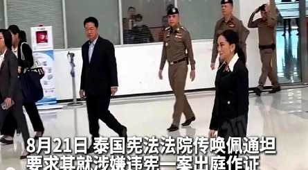 佩通坦能不能保住总理位子，就看9个大法官怎么投票，4个是军方挑的人，军方和政府斗