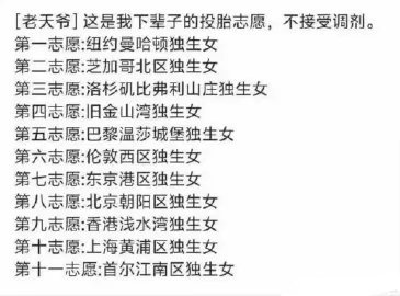 河南独生女最近好火不做江浙沪独生女改做河南独生女了？那下面这张图过时了？？​​