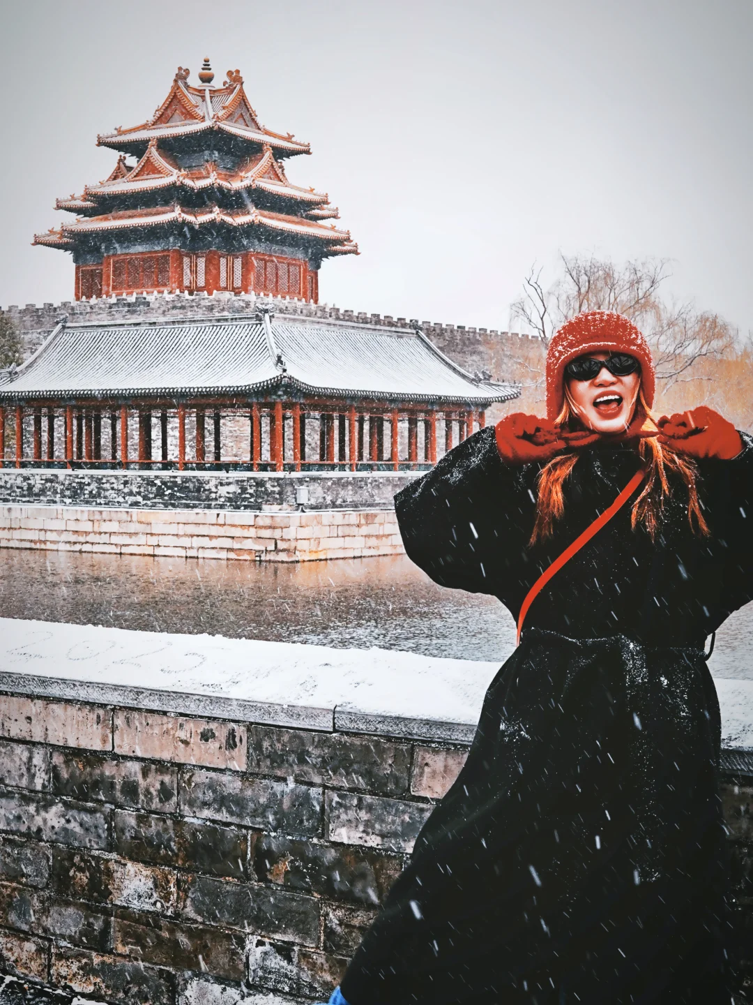 大雪后在北京冬日街头，很难不漂亮📸附机位