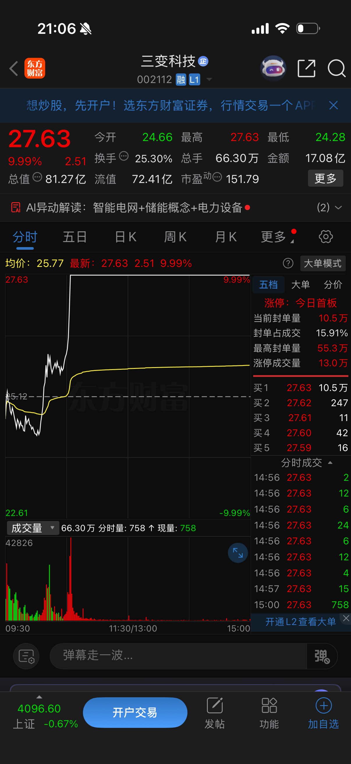 明天热门拓维信息三变科技国电南自