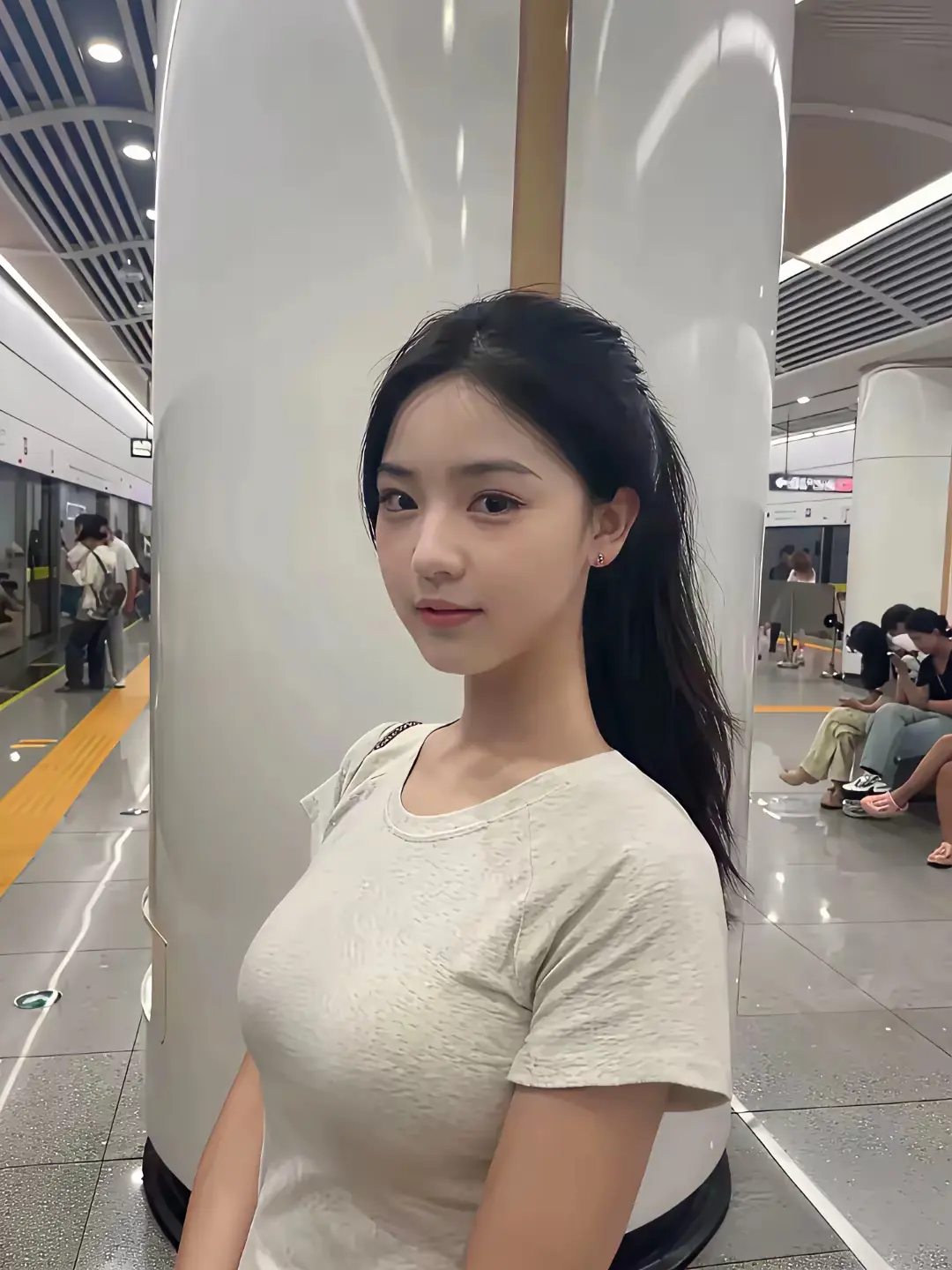 炎炎夏日，还是地铁里凉快