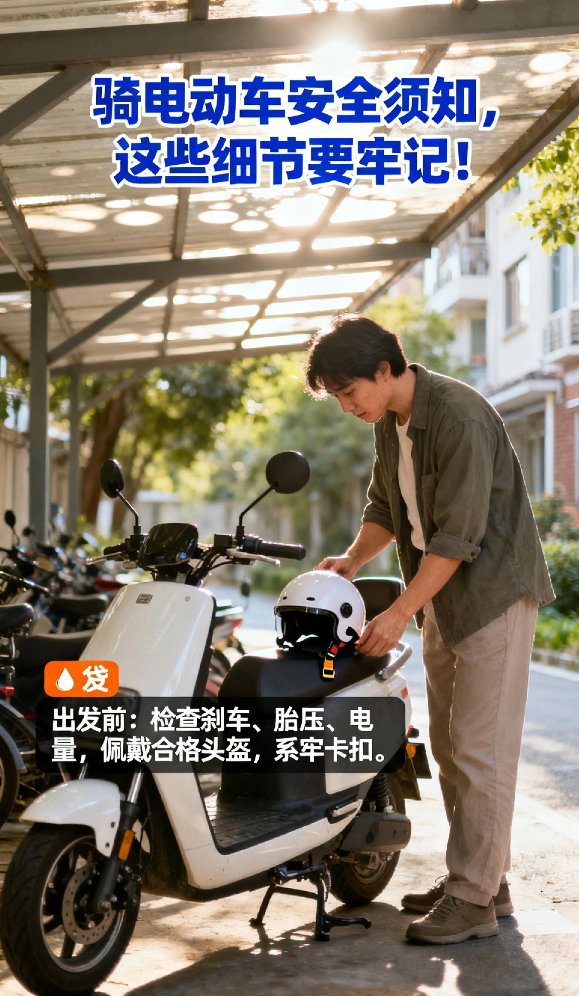 骑电动车时需要注意哪些安全事项?【骑电动车安全须知，这些细节要牢记！】骑