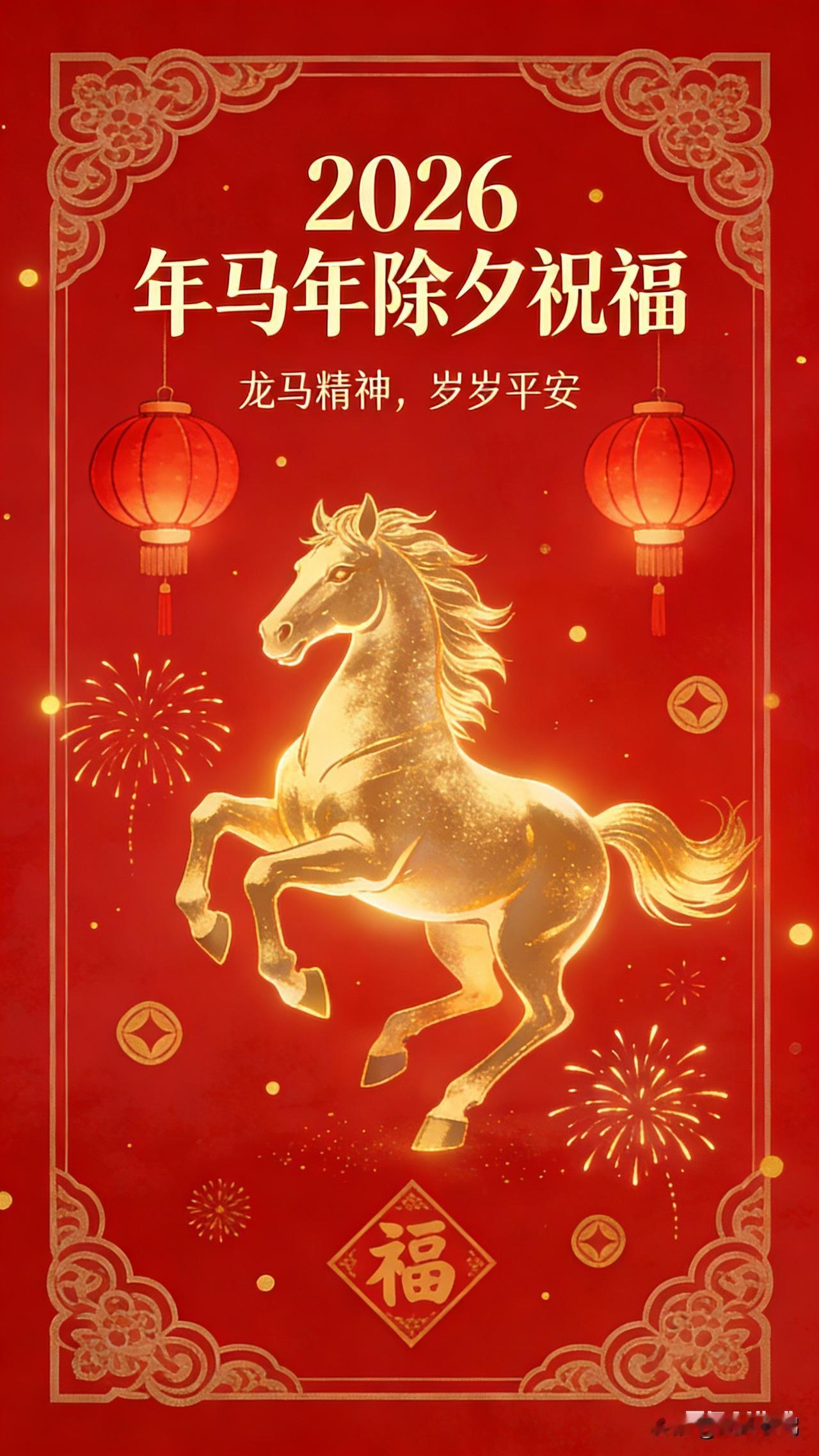 策马扬鞭奔前程，驰骋千里快如风。马蹄声声传喜讯，马到成功乐呵呵。