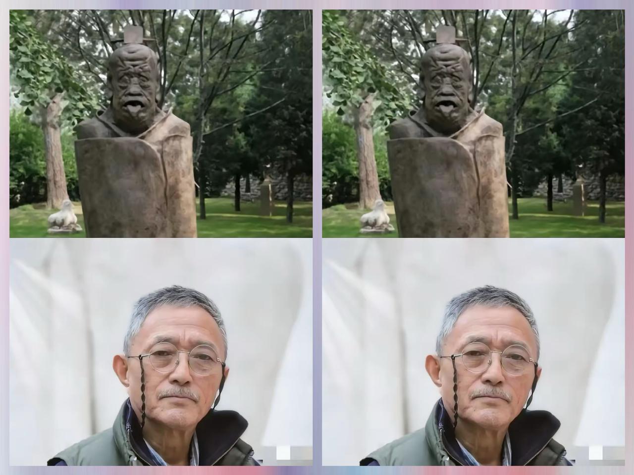 老子像拆了，我宣布，今天最想哭的人出现了，不是游客，也不是市民，而是田世信教