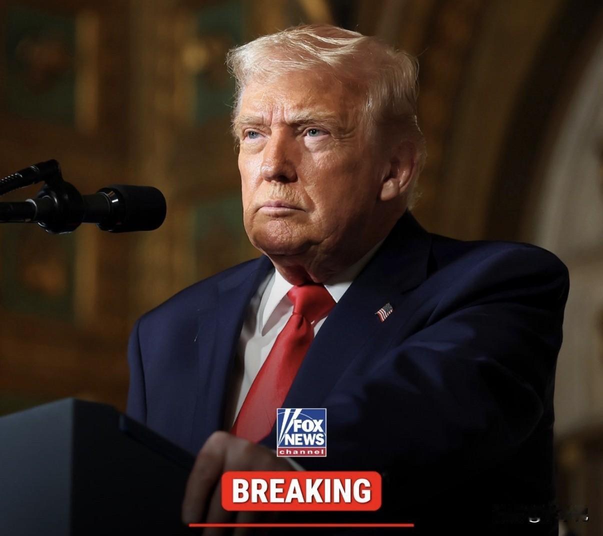 突发消息：特朗普政府之外的一名消息人士向福克斯新闻透露，在白宫一场非公开早餐会