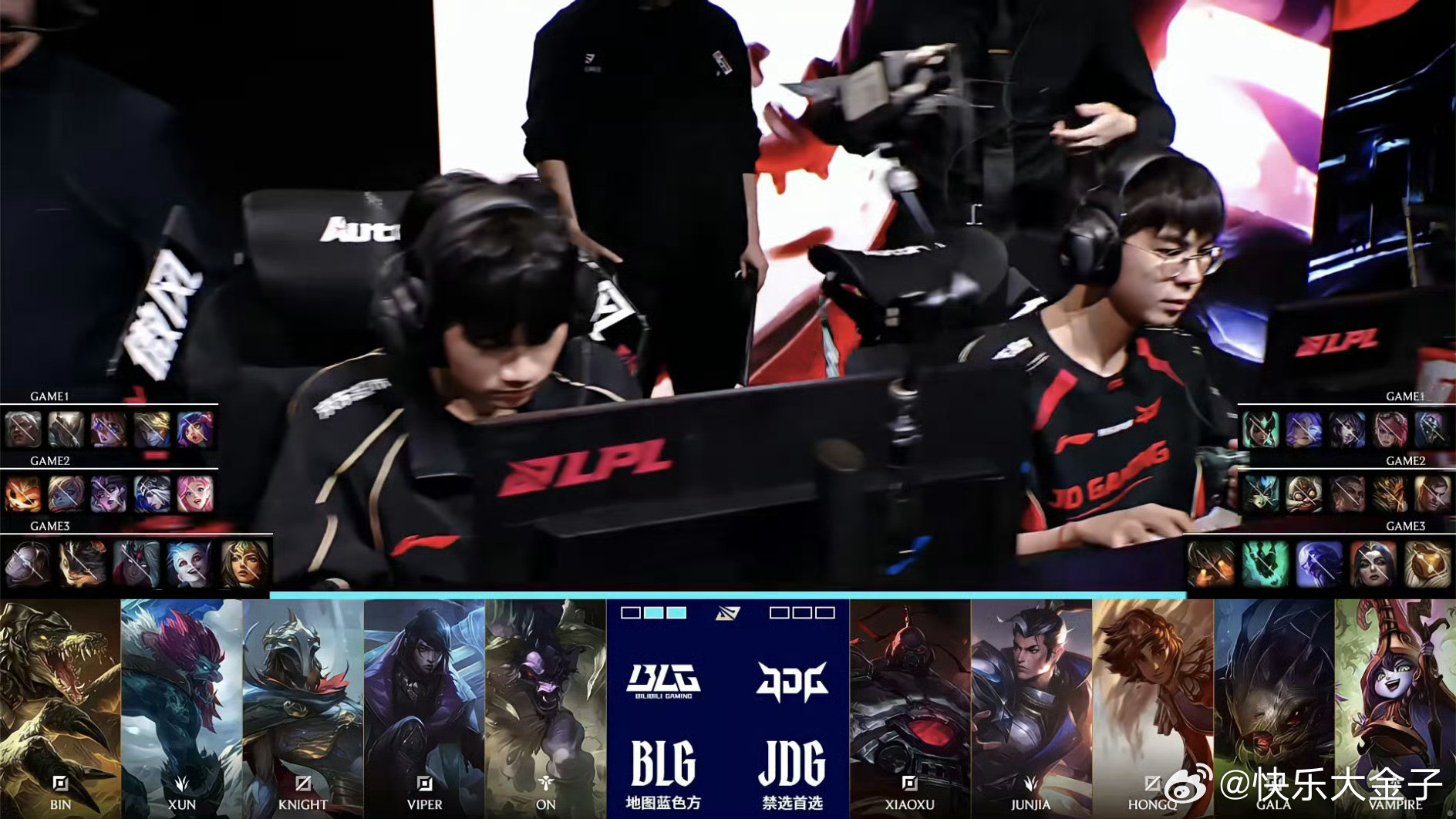 GALA选大嘴我差点以为JDG要泽丽露露了blg对战jdgJDG