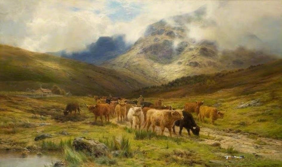 LouisBosworthHurt，路易斯·博斯沃思·赫特英国画家,(18